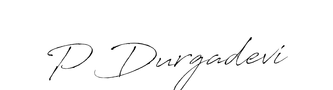 Use a signature maker to create a handwritten signature online. With this signature software, you can design (Antro_Vectra) your own signature for name P Durgadevi. P Durgadevi signature style 6 images and pictures png