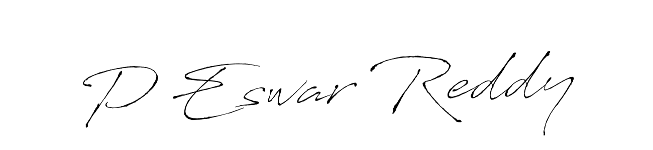 Also we have P Eswar Reddy name is the best signature style. Create professional handwritten signature collection using Antro_Vectra autograph style. P Eswar Reddy signature style 6 images and pictures png