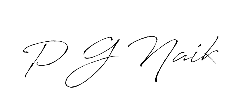 How to make P G Naik signature? Antro_Vectra is a professional autograph style. Create handwritten signature for P G Naik name. P G Naik signature style 6 images and pictures png