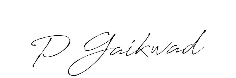 if you are searching for the best signature style for your name P Gaikwad. so please give up your signature search. here we have designed multiple signature styles  using Antro_Vectra. P Gaikwad signature style 6 images and pictures png