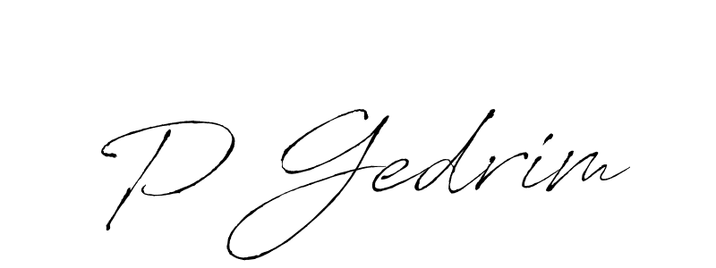 How to Draw P Gedrim signature style? Antro_Vectra is a latest design signature styles for name P Gedrim. P Gedrim signature style 6 images and pictures png