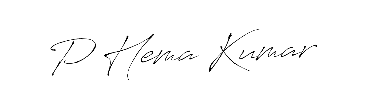 How to make P Hema Kumar signature? Antro_Vectra is a professional autograph style. Create handwritten signature for P Hema Kumar name. P Hema Kumar signature style 6 images and pictures png