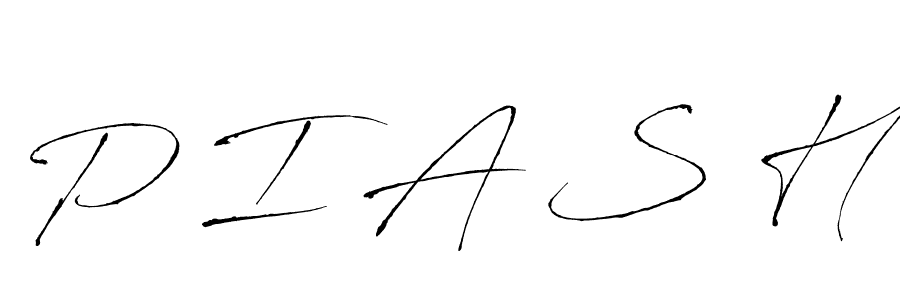 Create a beautiful signature design for name P I A S H. With this signature (Antro_Vectra) fonts, you can make a handwritten signature for free. P I A S H signature style 6 images and pictures png