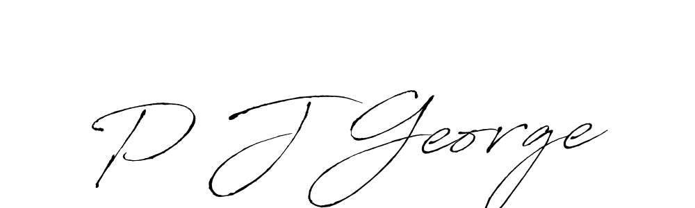 How to Draw P J George signature style? Antro_Vectra is a latest design signature styles for name P J George. P J George signature style 6 images and pictures png