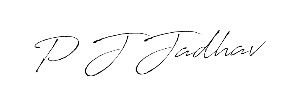 Make a beautiful signature design for name P J Jadhav. Use this online signature maker to create a handwritten signature for free. P J Jadhav signature style 6 images and pictures png