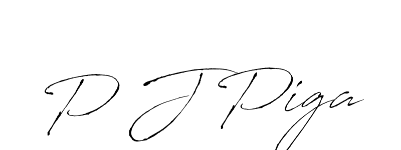 Best and Professional Signature Style for P J Piga. Antro_Vectra Best Signature Style Collection. P J Piga signature style 6 images and pictures png