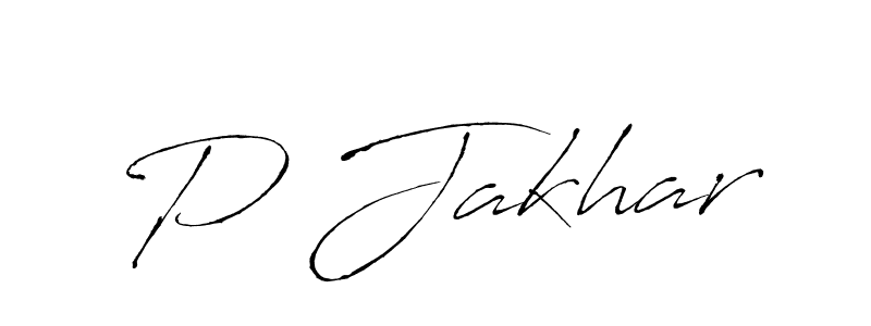 The best way (Antro_Vectra) to make a short signature is to pick only two or three words in your name. The name P Jakhar include a total of six letters. For converting this name. P Jakhar signature style 6 images and pictures png