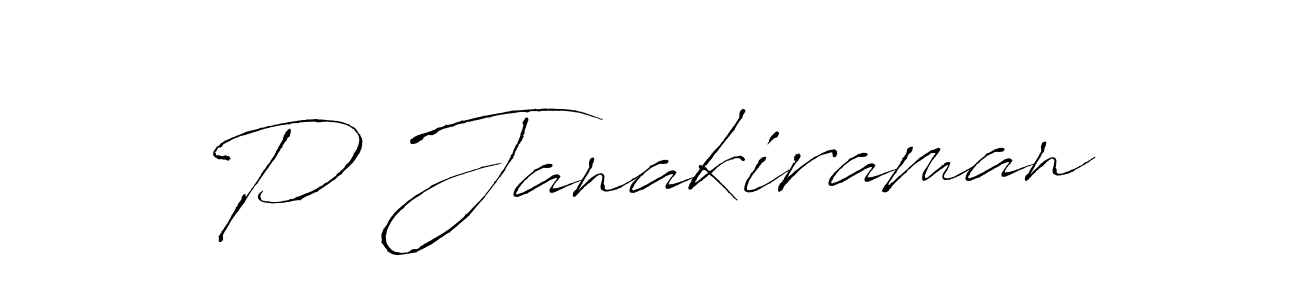 Use a signature maker to create a handwritten signature online. With this signature software, you can design (Antro_Vectra) your own signature for name P Janakiraman. P Janakiraman signature style 6 images and pictures png