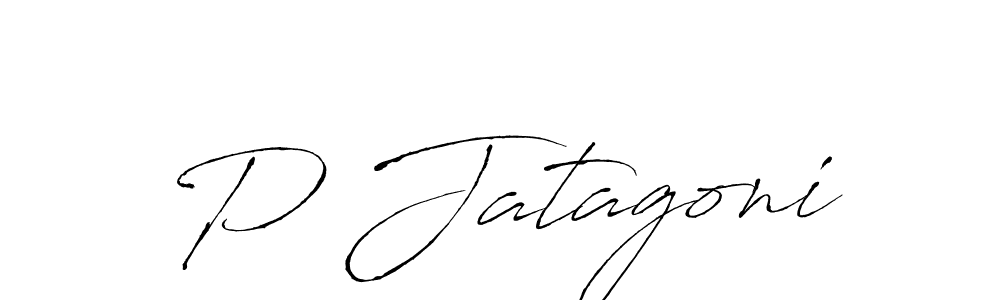 How to Draw P Jatagoni signature style? Antro_Vectra is a latest design signature styles for name P Jatagoni. P Jatagoni signature style 6 images and pictures png