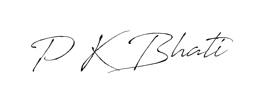 How to Draw P K Bhati signature style? Antro_Vectra is a latest design signature styles for name P K Bhati. P K Bhati signature style 6 images and pictures png