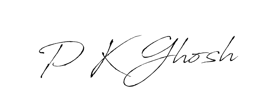 The best way (Antro_Vectra) to make a short signature is to pick only two or three words in your name. The name P K Ghosh include a total of six letters. For converting this name. P K Ghosh signature style 6 images and pictures png