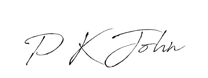 Also we have P K John name is the best signature style. Create professional handwritten signature collection using Antro_Vectra autograph style. P K John signature style 6 images and pictures png