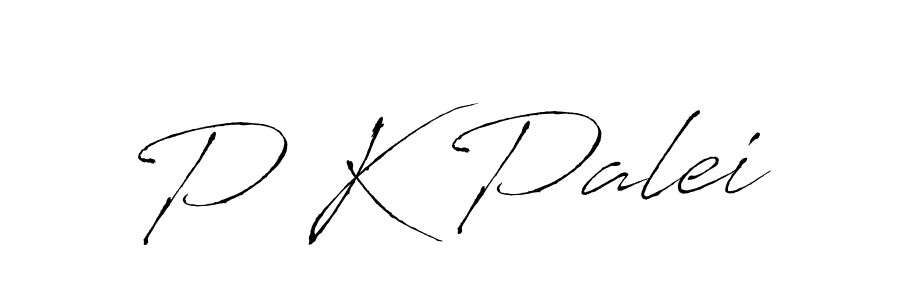 Make a beautiful signature design for name P K Palei. With this signature (Antro_Vectra) style, you can create a handwritten signature for free. P K Palei signature style 6 images and pictures png