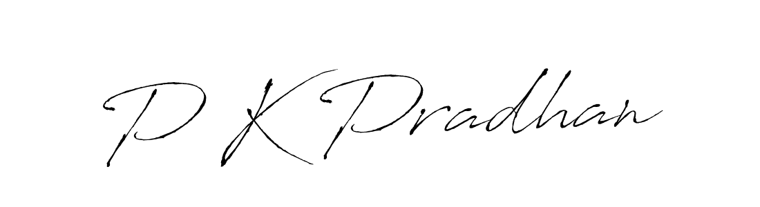 P K Pradhan stylish signature style. Best Handwritten Sign (Antro_Vectra) for my name. Handwritten Signature Collection Ideas for my name P K Pradhan. P K Pradhan signature style 6 images and pictures png