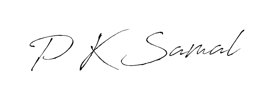 if you are searching for the best signature style for your name P K Samal. so please give up your signature search. here we have designed multiple signature styles  using Antro_Vectra. P K Samal signature style 6 images and pictures png