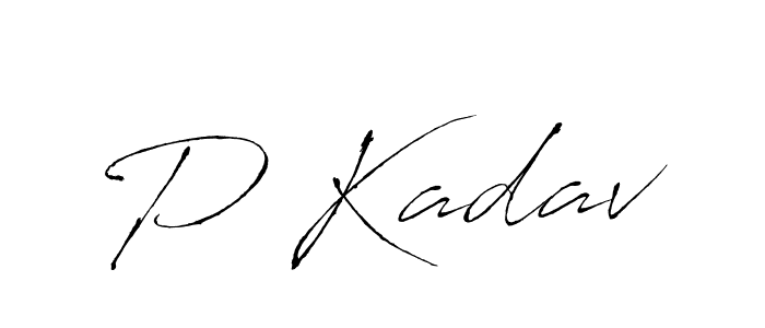 This is the best signature style for the P Kadav name. Also you like these signature font (Antro_Vectra). Mix name signature. P Kadav signature style 6 images and pictures png