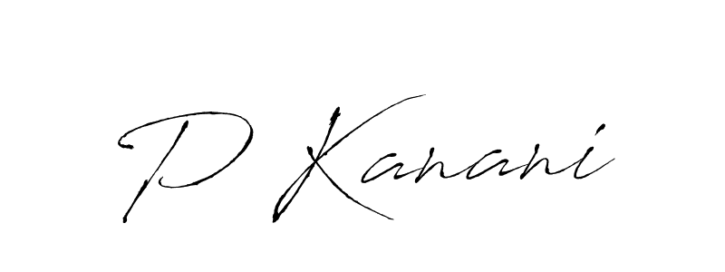 Similarly Antro_Vectra is the best handwritten signature design. Signature creator online .You can use it as an online autograph creator for name P Kanani. P Kanani signature style 6 images and pictures png