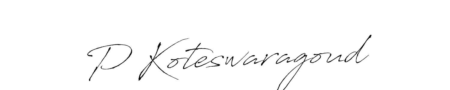 It looks lik you need a new signature style for name P Koteswaragoud. Design unique handwritten (Antro_Vectra) signature with our free signature maker in just a few clicks. P Koteswaragoud signature style 6 images and pictures png