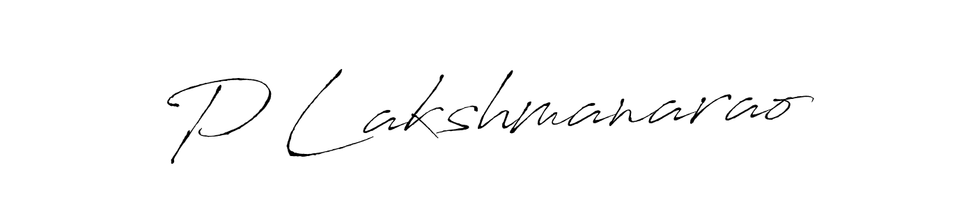 Make a beautiful signature design for name P Lakshmanarao. With this signature (Antro_Vectra) style, you can create a handwritten signature for free. P Lakshmanarao signature style 6 images and pictures png