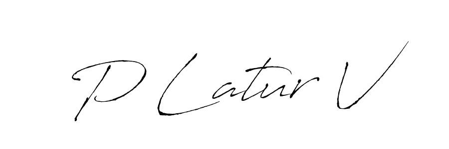 Best and Professional Signature Style for P Latur V. Antro_Vectra Best Signature Style Collection. P Latur V signature style 6 images and pictures png