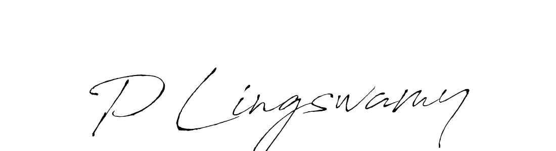 The best way (Antro_Vectra) to make a short signature is to pick only two or three words in your name. The name P Lingswamy include a total of six letters. For converting this name. P Lingswamy signature style 6 images and pictures png