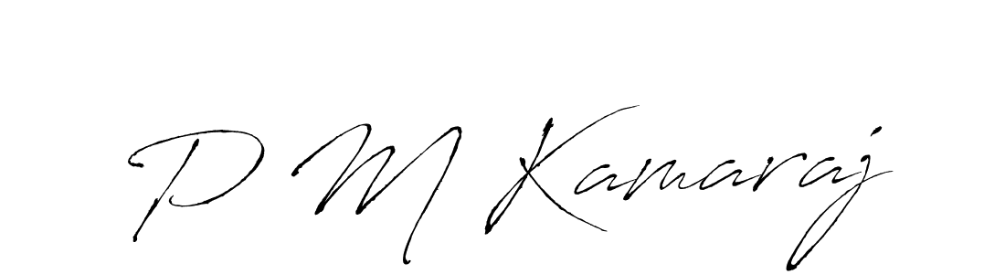 Also we have P M Kamaraj name is the best signature style. Create professional handwritten signature collection using Antro_Vectra autograph style. P M Kamaraj signature style 6 images and pictures png