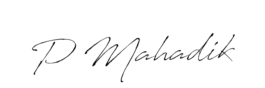 How to Draw P Mahadik signature style? Antro_Vectra is a latest design signature styles for name P Mahadik. P Mahadik signature style 6 images and pictures png