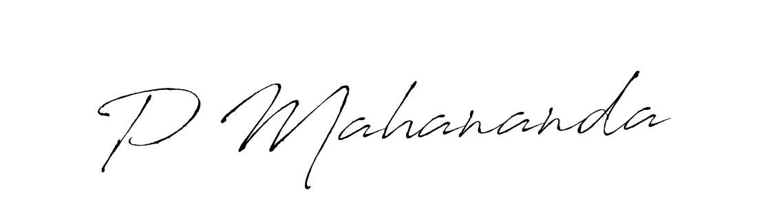 How to Draw P Mahananda signature style? Antro_Vectra is a latest design signature styles for name P Mahananda. P Mahananda signature style 6 images and pictures png