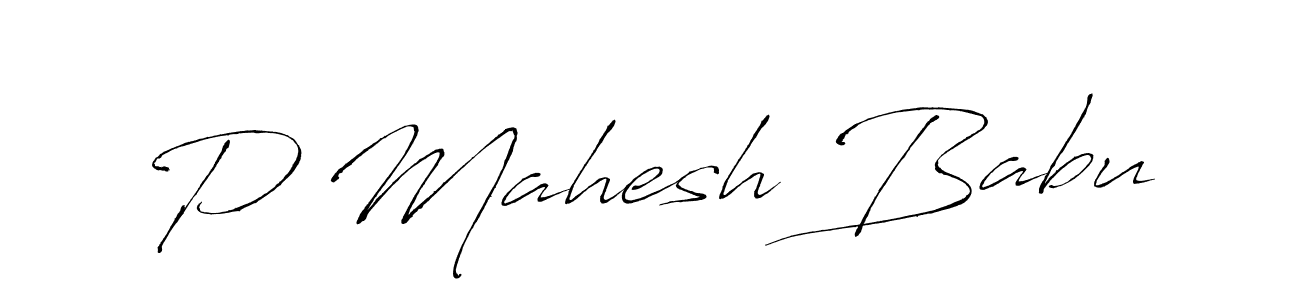 Antro_Vectra is a professional signature style that is perfect for those who want to add a touch of class to their signature. It is also a great choice for those who want to make their signature more unique. Get P Mahesh Babu name to fancy signature for free. P Mahesh Babu signature style 6 images and pictures png