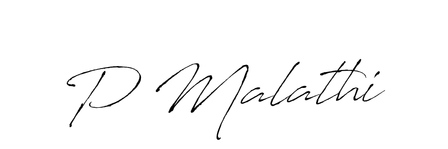 Similarly Antro_Vectra is the best handwritten signature design. Signature creator online .You can use it as an online autograph creator for name P Malathi. P Malathi signature style 6 images and pictures png