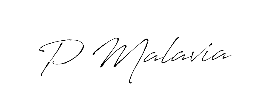 if you are searching for the best signature style for your name P Malavia. so please give up your signature search. here we have designed multiple signature styles  using Antro_Vectra. P Malavia signature style 6 images and pictures png