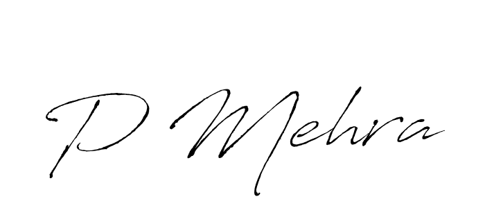 Use a signature maker to create a handwritten signature online. With this signature software, you can design (Antro_Vectra) your own signature for name P Mehra. P Mehra signature style 6 images and pictures png