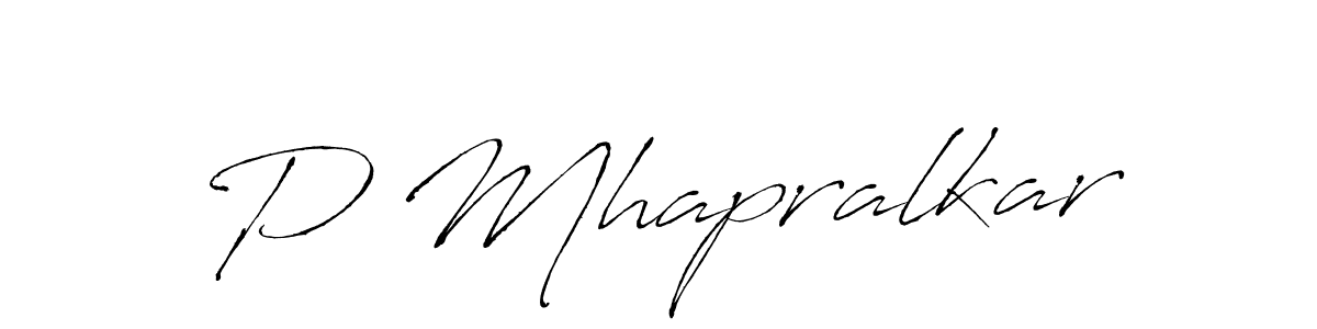 Also You can easily find your signature by using the search form. We will create P Mhapralkar name handwritten signature images for you free of cost using Antro_Vectra sign style. P Mhapralkar signature style 6 images and pictures png