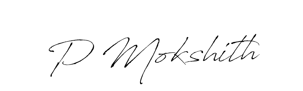 Also You can easily find your signature by using the search form. We will create P Mokshith name handwritten signature images for you free of cost using Antro_Vectra sign style. P Mokshith signature style 6 images and pictures png