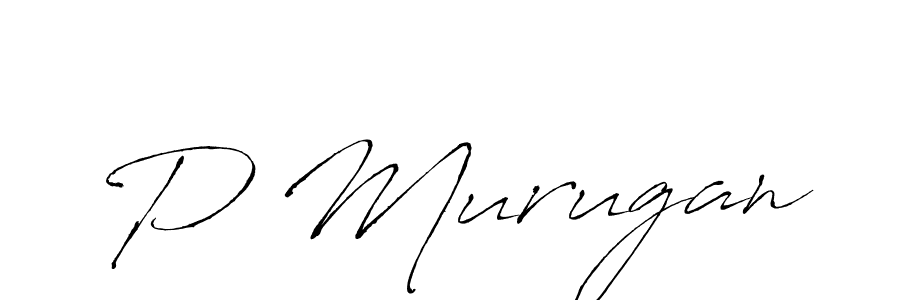 if you are searching for the best signature style for your name P Murugan. so please give up your signature search. here we have designed multiple signature styles  using Antro_Vectra. P Murugan signature style 6 images and pictures png