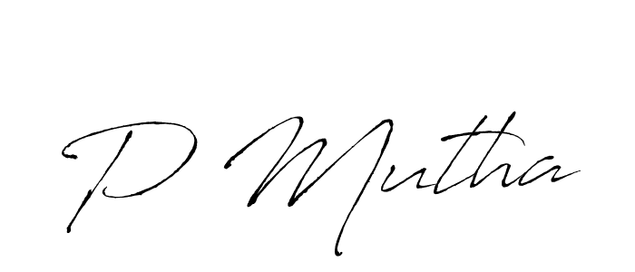 Here are the top 10 professional signature styles for the name P Mutha. These are the best autograph styles you can use for your name. P Mutha signature style 6 images and pictures png