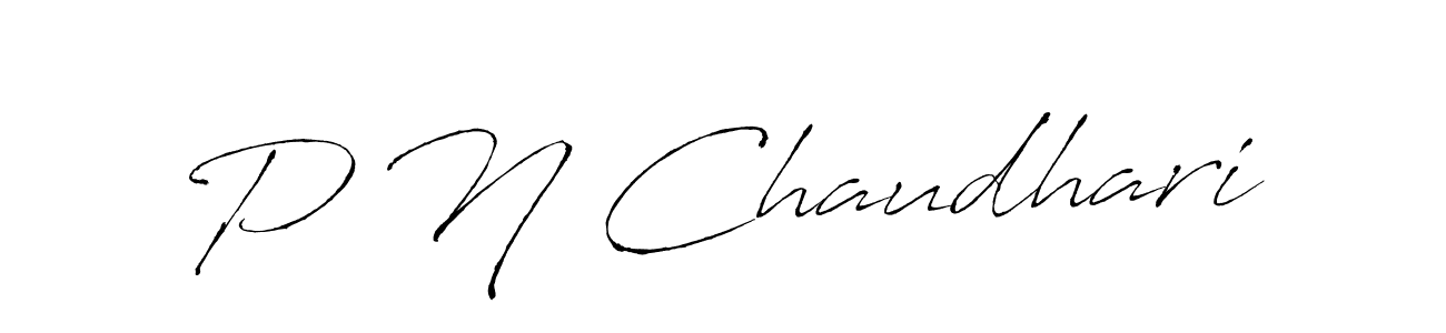 Antro_Vectra is a professional signature style that is perfect for those who want to add a touch of class to their signature. It is also a great choice for those who want to make their signature more unique. Get P N Chaudhari name to fancy signature for free. P N Chaudhari signature style 6 images and pictures png