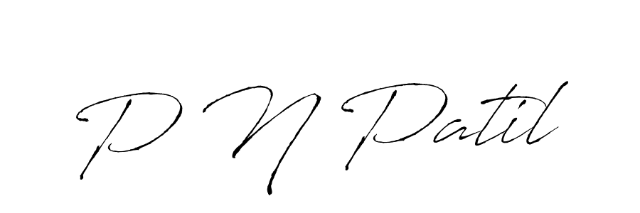 The best way (Antro_Vectra) to make a short signature is to pick only two or three words in your name. The name P N Patil include a total of six letters. For converting this name. P N Patil signature style 6 images and pictures png