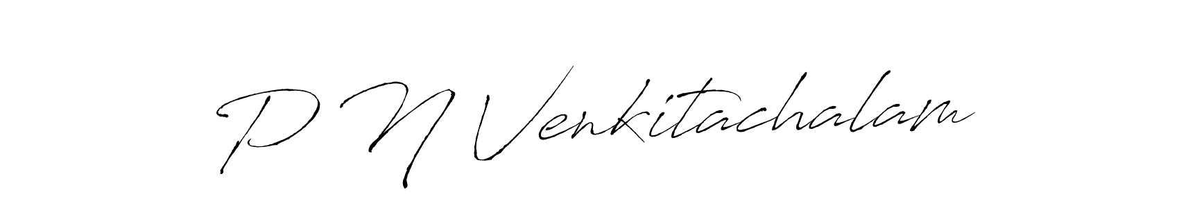 Create a beautiful signature design for name P N Venkitachalam. With this signature (Antro_Vectra) fonts, you can make a handwritten signature for free. P N Venkitachalam signature style 6 images and pictures png