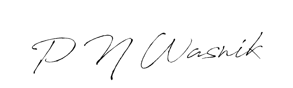 You can use this online signature creator to create a handwritten signature for the name P N Wasnik. This is the best online autograph maker. P N Wasnik signature style 6 images and pictures png