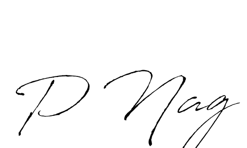 How to Draw P Nag signature style? Antro_Vectra is a latest design signature styles for name P Nag. P Nag signature style 6 images and pictures png
