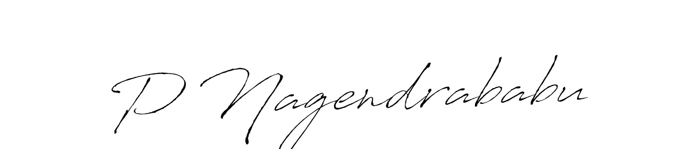 How to make P Nagendrababu signature? Antro_Vectra is a professional autograph style. Create handwritten signature for P Nagendrababu name. P Nagendrababu signature style 6 images and pictures png