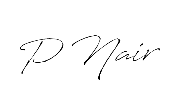 You should practise on your own different ways (Antro_Vectra) to write your name (P Nair) in signature. don't let someone else do it for you. P Nair signature style 6 images and pictures png