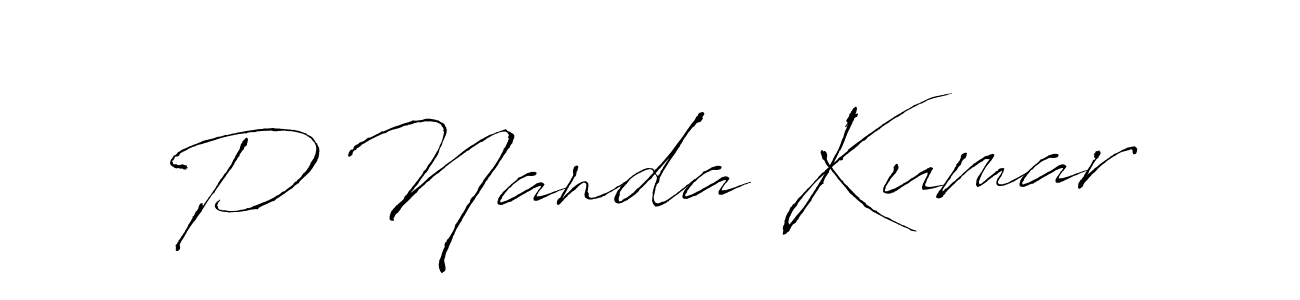 Make a beautiful signature design for name P Nanda Kumar. Use this online signature maker to create a handwritten signature for free. P Nanda Kumar signature style 6 images and pictures png