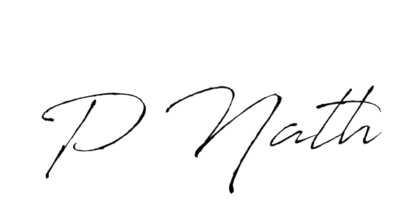 The best way (Antro_Vectra) to make a short signature is to pick only two or three words in your name. The name P Nath include a total of six letters. For converting this name. P Nath signature style 6 images and pictures png