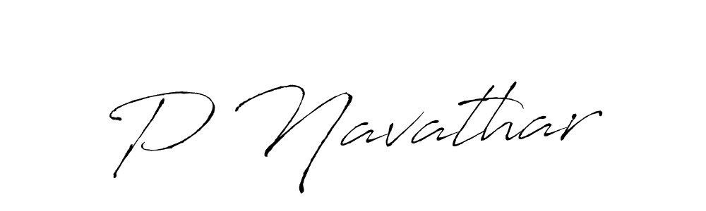 How to make P Navathar name signature. Use Antro_Vectra style for creating short signs online. This is the latest handwritten sign. P Navathar signature style 6 images and pictures png