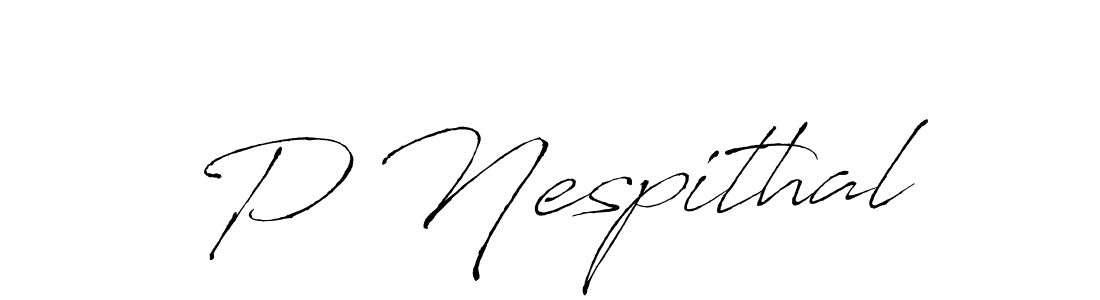 Make a beautiful signature design for name P Nespithal. Use this online signature maker to create a handwritten signature for free. P Nespithal signature style 6 images and pictures png