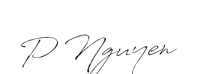 You should practise on your own different ways (Antro_Vectra) to write your name (P Nguyen) in signature. don't let someone else do it for you. P Nguyen signature style 6 images and pictures png