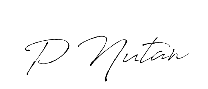 Here are the top 10 professional signature styles for the name P Nutan. These are the best autograph styles you can use for your name. P Nutan signature style 6 images and pictures png