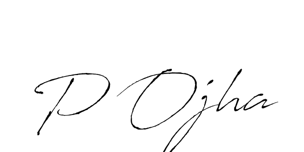 Also You can easily find your signature by using the search form. We will create P Ojha name handwritten signature images for you free of cost using Antro_Vectra sign style. P Ojha signature style 6 images and pictures png